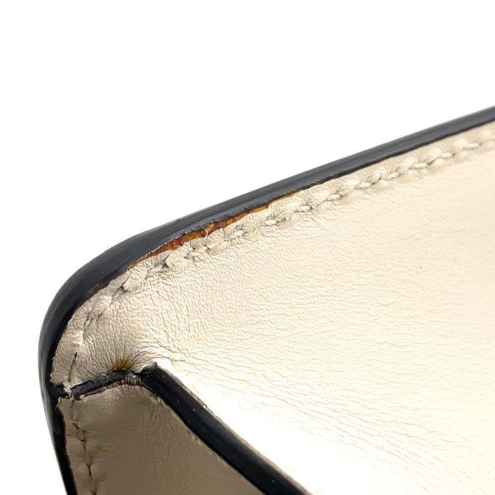 Gucci Sylvie Shoulder Bag Handbag Chain Motif White - Picture 10 of 12